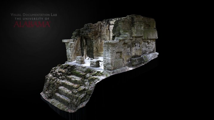Building B, Group II, Holmul 3D Model