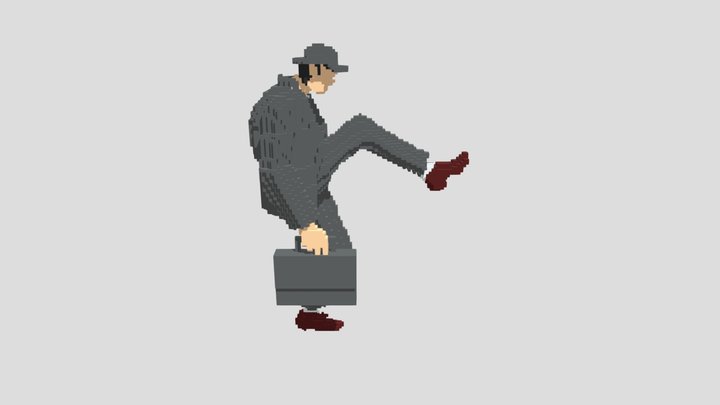 Silly Walk 3D Model