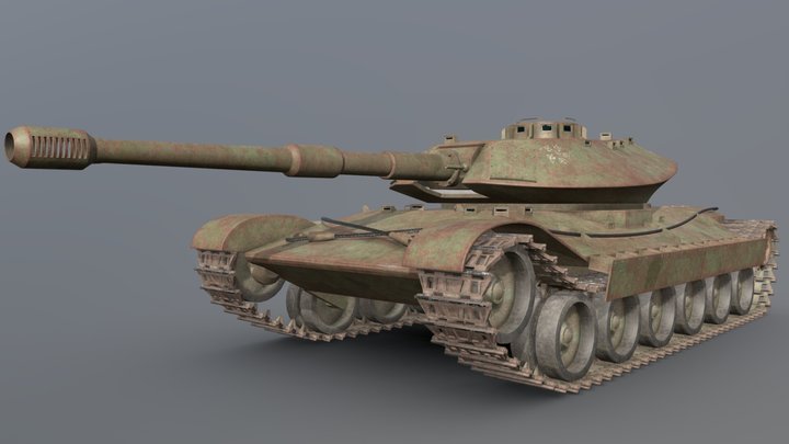 S15 Fictional Medium Tank 3D Model