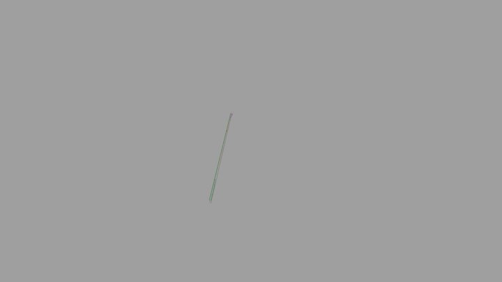 воздушная стрелка с дополнительным проводом 3D Model