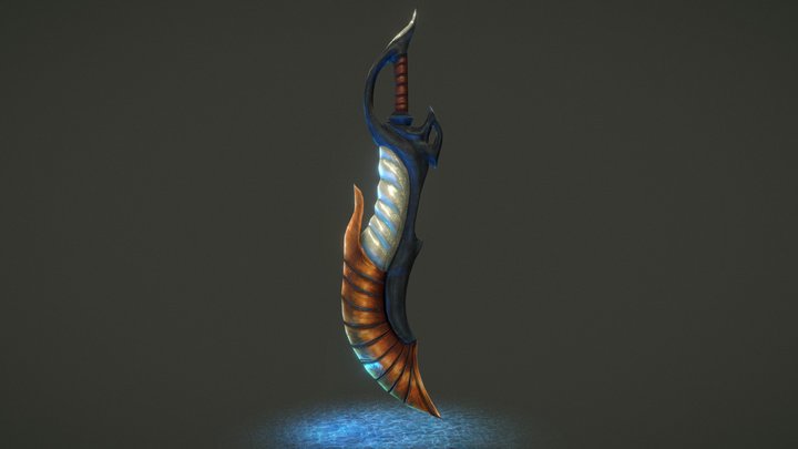 Shellfish Blade 3D Model
