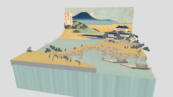 琉球八景〜泉崎夜月〜 3D Model