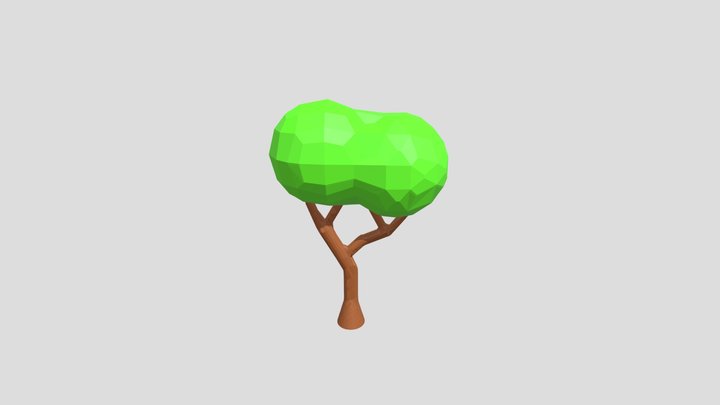 Low Poly Tree 3D Model
