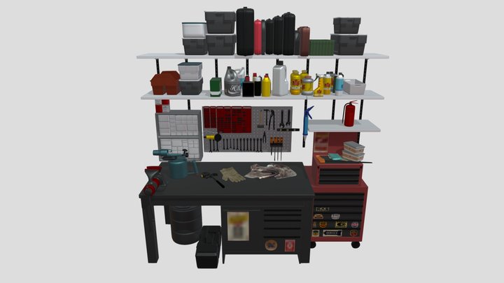 Hardware tools 3D Model